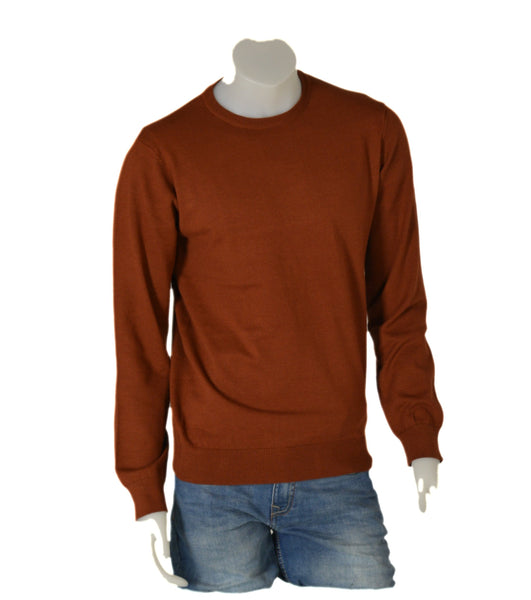 MAGLIONE UOMO GIROCOLLO POLSINI FASCIA RASATO MARCA LOSAN ART. LMNAP0202_23001