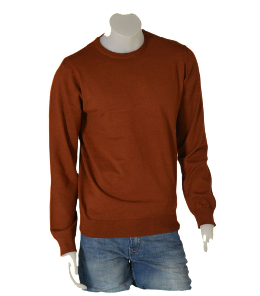 MAGLIONE UOMO GIROCOLLO POLSINI FASCIA RASATO MARCA LOSAN ART. LMNAP0202_23001