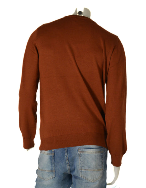MAGLIONE UOMO GIROCOLLO POLSINI FASCIA RASATO MARCA LOSAN ART. LMNAP0202_23001