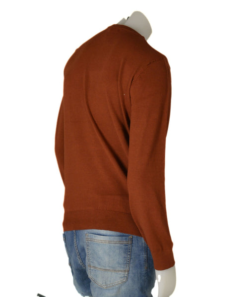 MAGLIONE UOMO GIROCOLLO POLSINI FASCIA RASATO MARCA LOSAN ART. LMNAP0202_23001
