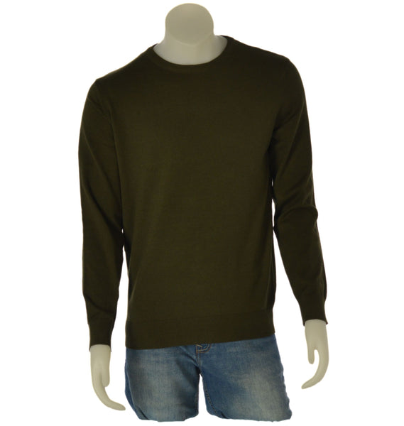 MAGLIONE UOMO GIROCOLLO POLSINI FASCIA RASATO MARCA LOSAN ART. LMNAP0202_23001