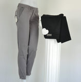 PANTALONE DONNA RAGAZZA CAPRI INSERTO PIZZO MARCA NERO GIARDINI ART.64104D
