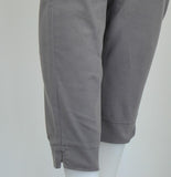 PANTALONE DONNA RAGAZZA CAPRI INSERTO PIZZO MARCA NERO GIARDINI ART.64104D