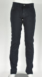 PANTALONE COTONE UOMO RAGAZZO SLIM VITA MEDIA BOTTONE ZIP MARCA NERO GIARDINI ART.A574103U