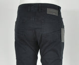 PANTALONE COTONE UOMO RAGAZZO SLIM VITA MEDIA BOTTONE ZIP MARCA NERO GIARDINI ART.A574103U