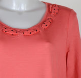 T-SHIRT CONFORMATA DONNA INSERTI POIS MARCA LUISA VIOLA ART. G376F181JW