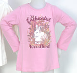 MAGLIETTA BAMBINA MANICA LUNGA GIROCOLLO STAMPA MARCA ARNETTA ART. 62507