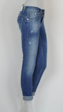 JEANS DONNA RAGAZZA ELASTICIZZATO SKINNY ZIP COMODO X-CAPE ART. CHER/H