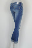 JEANS DONNA RAGAZZA ELASTICIZZATO SKINNY ZIP COMODO X-CAPE ART. CHER/H