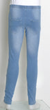 LEGGINS RAGAZZA EFFETTO JEANS ELASTICIZZATO TASCHE MARCA BM ART. 3236