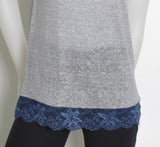 CANOTTA DONNA MILLERIGHE PIZZO LINO VISCOSA MARCA EMMEBIVI ART. 44462