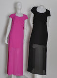 ABITO CERIMONIA DONNA VOILE ELEGANTE BALZE MARCA EDAS ART. GEMIPO