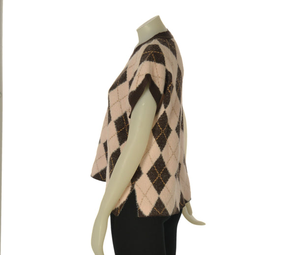 GILET DONNA GRIFFAI AMPIO ROMBI EFFETTO PELO SPACCHI ART. 7021