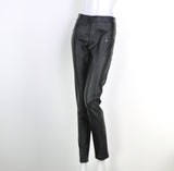 PANTALONI DONNA ECOPELLE JERSEY ZIP BOTTONE TASCHE MARCA DIAMBRE  ART. PA9233