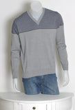 MAGLIONE UOMO MISTO LANA SCOLLO A V MARCA NAVY SAIL ART. 1013020