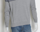 MAGLIONE UOMO MISTO LANA SCOLLO A V MARCA NAVY SAIL ART. 1013020