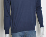 MAGLIONE UOMO MISTO LANA SCOLLO A V MARCA NAVY SAIL ART. 1013020