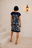 ABITO DONNA MARCA PERLA MANICA CORTA FANTASIA VISCOSA ART. SARA