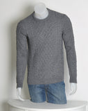 MAGLIONE UOMO GIROCOLLO MISTO LANA POLSINI MARCA NERO GIARDINI ART. A774090U