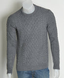 MAGLIONE UOMO GIROCOLLO MISTO LANA POLSINI MARCA NERO GIARDINI ART. A774090U