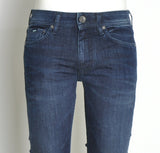 JEANS UOMO 5 TASCHE SKINNY FIT ZIP BOTTONE MARCA GAS ART. 87328 SAX WN50