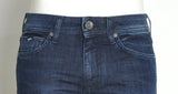 JEANS UOMO 5 TASCHE SKINNY FIT ZIP BOTTONE MARCA GAS ART. 87328 SAX WN50