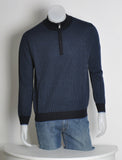 MAGLIONE UOMO MEZZA ZIP MISTO LANA MARCA NAVIGARE ART. NV1013050