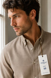 CAMICIA UOMO SPORTING MANICA LUNGA BUTTON DOWN TASCHINO COTONE ART. MADRID130E