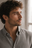 CAMICIA UOMO SPORTING MANICA LUNGA BUTTON DOWN TASCHINO COTONE ART. MADRID130E