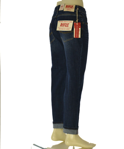 JEANS UOMO RIFLE CINQUE TASCHE VESTIBILITA LOOSE ELASTICIZZATI ART. RF684