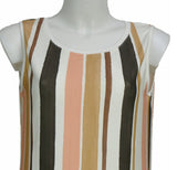CANOTTA DONNA SPALLA LARGA RIGHE PUNTI LUCE MARCA SILCO GAIA B ART. 103