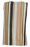 CANOTTA DONNA SPALLA LARGA RIGHE PUNTI LUCE MARCA SILCO GAIA B ART. 103