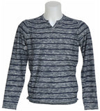 MAGLIA UOMO VISCOSA SCOLLO A V RIGHE MARCA CONSENSO ART. 5253118