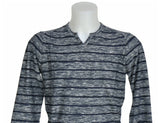 MAGLIA UOMO VISCOSA SCOLLO A V RIGHE MARCA CONSENSO ART. 5253118