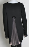 MAGLIA DONNA GIROCOLLO MANICA LUNGA PLISSE MARCA CORTE DEI GONZAGA ART. 1R0230C8048