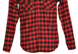 CAMICIA FLANELLA UOMO RAGAZZO QUADRI TASCHINI BOTTONI MARCA X-CAPE ART. CHECK