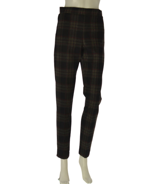 PANTALONI DONNA PERLA ELASTICO FANTASIA SCOZZESE ART. ASIA