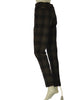 PANTALONI DONNA PERLA ELASTICO FANTASIA SCOZZESE ART. ASIA