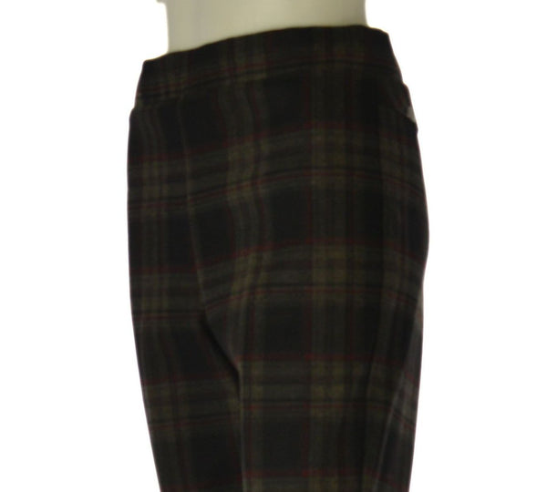 PANTALONI DONNA PERLA ELASTICO FANTASIA SCOZZESE ART. ASIA
