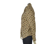 CAMICIA DONNA PERLA FANTASIA CASHMERE BOTTONI POLSINI COTONE ELASTICIZZATO ART. LUISA