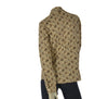 CAMICIA DONNA PERLA FANTASIA CASHMERE BOTTONI POLSINI COTONE ELASTICIZZATO ART. LUISA