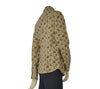 CAMICIA DONNA PERLA FANTASIA CASHMERE BOTTONI POLSINI COTONE ELASTICIZZATO ART. LUISA