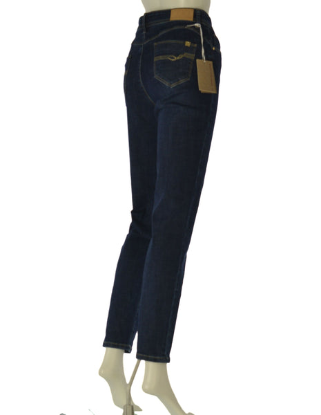 JEANS DONNA EMANUELA COSTA CINQUE TASCHE CAPRI ELASTICIZZATO ART. EC6910