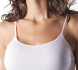TOP CANOTTA INTIMA SPALLA STRETTA PURO COTONE MARCA MORETTA ART. 1417