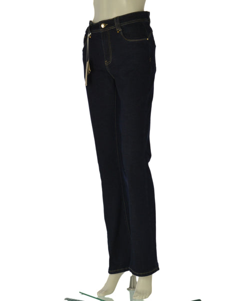 JEANS DONNA EMANUELA COSTA CINQUE TASCHE ZAMPA ELASTICIZZATO ART. EC6912