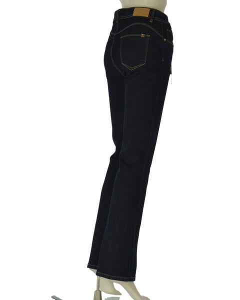 JEANS DONNA EMANUELA COSTA CINQUE TASCHE ZAMPA ELASTICIZZATO ART. EC6912