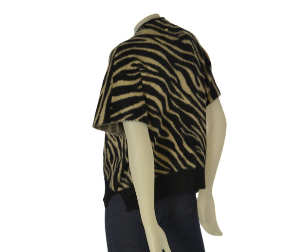 MAGLIONE DONNE GRIFFAI MANICA CORTA ZEBRATO CON LUREX ART. DGF7004