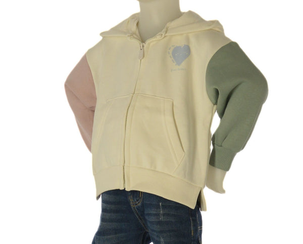 FELPA BAMBINA ZIPPY CAPPUCCIO TASCHE FULL ZIP FELPATA ART.ZBGAP0201-26022