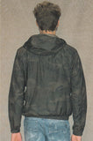 GIUBBETTO UOMO CAMOUFLAGE ZIP TASCHE CAPPUCCIO MARCA CORONA ART. MILITAR-93U