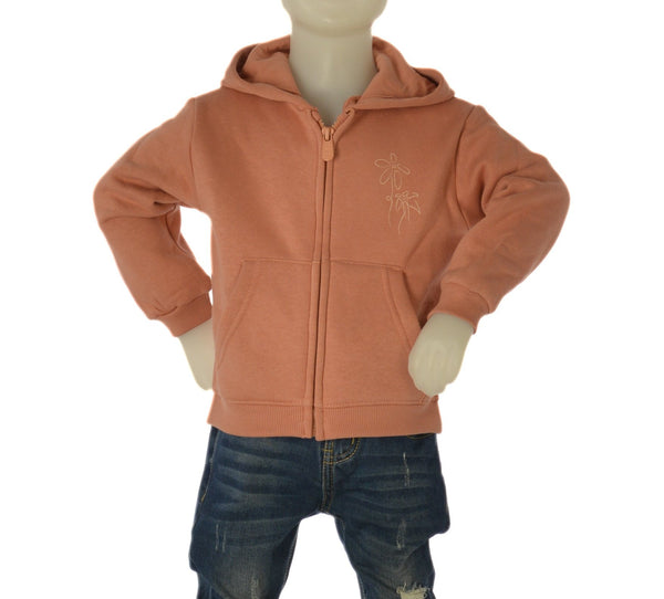 FELPA BAMBINA ZIPPY FELPATA FULL ZIP CAPPUCCIO TASCHE STAMPE ART. ZKGAP0201-26028